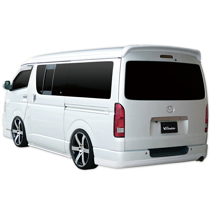 楽天市場】ハイエース 200系 リアハーフスポイラー ワイド ORIGIN Labo  