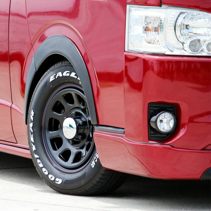 楽天市場】200系 ハイエース20mm ダウンルック フェンダー 片側10mm  