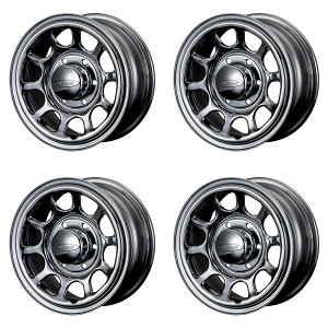 【4本組】ハイエース ホイール 15インチ Daytona-RS NEO 6.5J +40 6穴 クローム Roadster