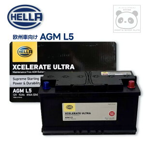 HELLA �o�b�e���[ LN5 L5 AGM XCELERATE ULTRA ���B�� AGM-L5