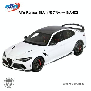 yOz~jJ[ tBMA G00801-BBRC1852B BIANCO Alfa Romeo GTAm fJ[ 1/18 model car At@I WA GTAm BBR 1/18 ANP[Xt LimitedEdition04/60 菤i Vi