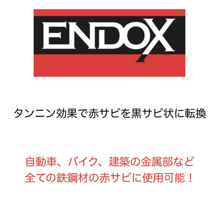 楽天市場】【お買い物ﾏﾗｿﾝ中ﾎﾟｲﾝﾄ2倍!】 ENDOX エンドックス サビ転換 