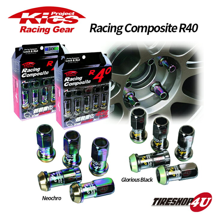 楽天市場】【最大P47倍】キックスレーシングコンポジットR40☆Kics 