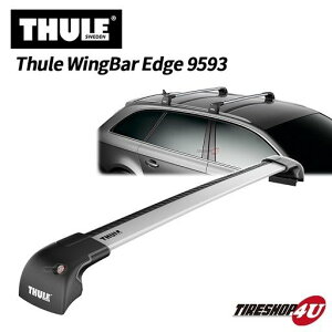 THULE スーリー WingBar Edge 9593 ベースキャリア シルバー フィックスP・ダイレクトルーフレール用 959300 ※別途車種別取付キット別売