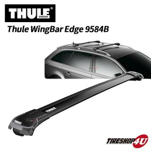 【最大P47倍】THULE スーリー WingBar Edge 9584B ベースキャリア ブラック ルーフレール付車用 958420