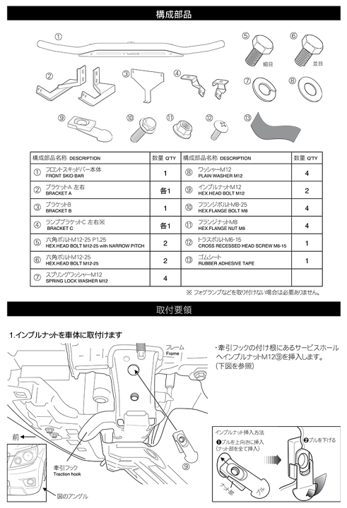 楽天市場】【最大P47倍】JAOS フロントスキッドバー ポリッシュ
