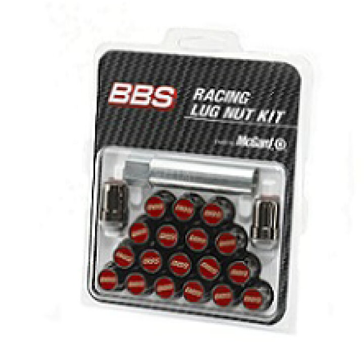 BBSナット M12×1.5 20個 レッド （【最大2500円オフ】BBS ビービーエス 