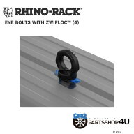 【RHINO-RACK】 EYE BOLTS WITH ZWIFLOC(4PCS) ライノラック ZWIFLOC固定システム付き アイボルトキット …