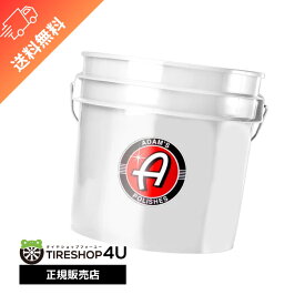 【エントリーでP10倍】【正規品】Adam’s 3.5 Gallon Detailing Bucket 3.5ガロンディテイリングバケツ 約13リットルのバケツ BKT1010 Adam’s polishes 車 カーケア カーワックス カーウォッシュ 洗車 手洗い 55004070003-A バイク 自転車 アダムスポリッシュ 梅雨