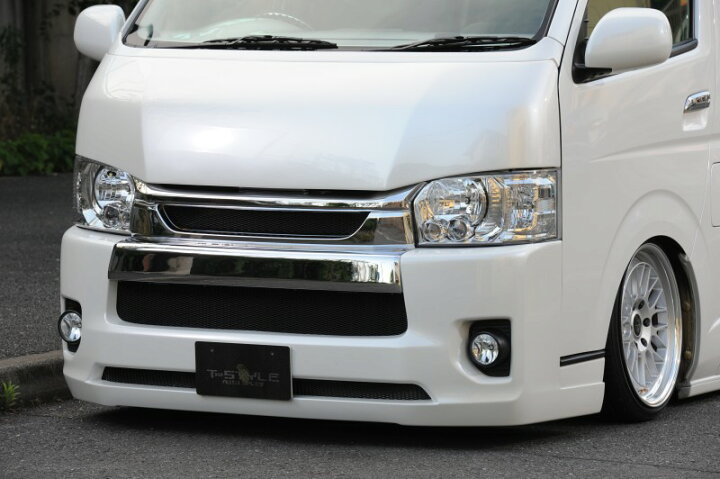 楽天市場】TSD styling 3型4型エアロ HIACE ワイドルックバンパー TYPE 