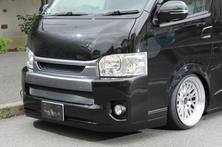 楽天市場】TSD styling 3型4型エアロ HIACE ワイパーガーニッシュ 未 