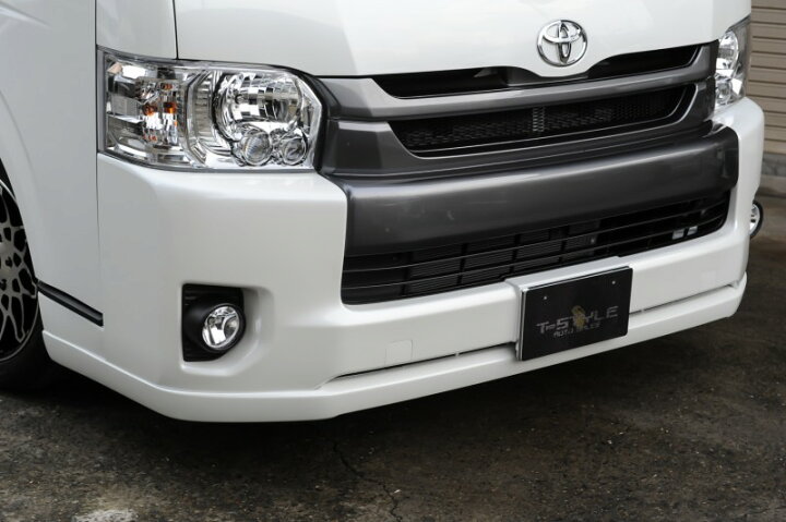 楽天市場】TSD styling 3型4型エアロ HIACE 4型以降ワイド用リップ 