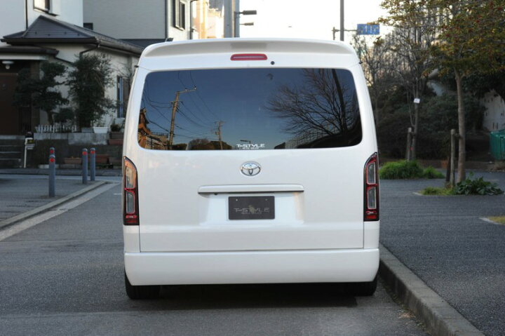 楽天市場】TSD styling 3型4型エアロ HIACE 4型 ワイド用リアバンパー 
