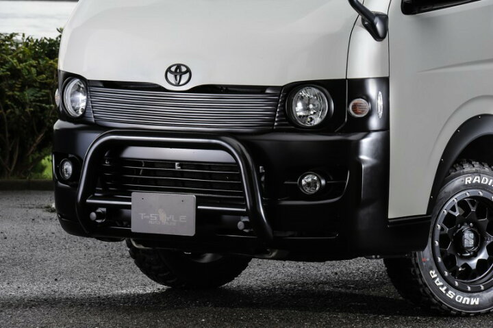楽天市場】TSD styling HIACE ハイエース バンパーガード (ワイド用 