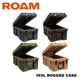 【ラギッドケース 105L】RUGGED CASE 105L ローム アドベンチャー Black / SLATE / OD GREEN / DESERT TAN 小物入れ プラスチック 収納 大容量 頑丈 キャンプ バーベキュー 防塵 防水ギア gear プロダクツ アウトドア ROAM ADVENTURE