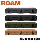 【ラギッドケース 83L】RUGGED CASE 83L ローム アドベンチャー 83リットル アウトドア 収納 頑丈 後部座席 荷台 ルーフラック キャンプ レジャー バーベキュー 防塵 防水 ギア gear プロダクツ アウトドアオフロード ハードケース【ROAM ADVENTURE】box