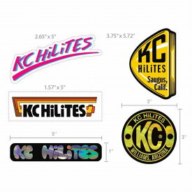 【最大P10倍】KC HiLiTES Throwback KC Logos Sticker Pack ステッカーセット