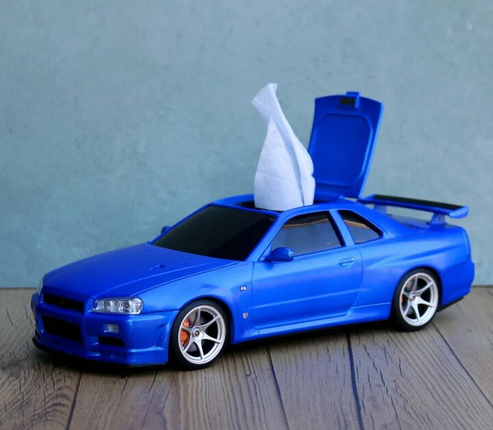 楽天市場】ウェットティッシュケース 日産スカイライン GT-R BNR34 