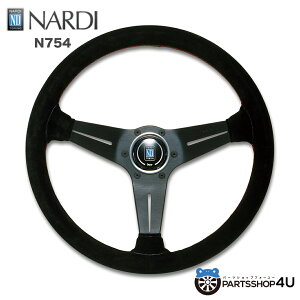 �y�ő�P47�{�z�y���K�i�zNARDI �i���f�B CLASSIC SPORTS TYPE �����[ �X�G�[�h �f�B�[�v�R�[���^�C�v �X�e�A�����O�yN754�z �N���V�b�N LEATHER ���U�[ SUEDE �X�|�[�c �^�C�v �u���b�N DEEP CONE �n���h�� 