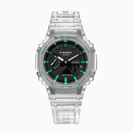 CasiOak Forest (カシオーク/クリアグリーン）G-Shockシリーズ　Gショック IFLW ウォッチ 腕時計1本 防水 rolex ロレックス インテリア 収納 フランクミューラー オメガ ルイヴィトン グッチ ブライトリング カシオ GA-2100