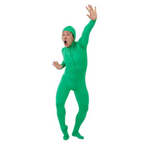 コスプレ 仮装 全身タイツ (緑/L) 【 コスプレ 衣装 ハロウィン 仮装 パーティーグッズ おもしろ コスチューム タイツ レディース メンズ 男性用 爆笑 笑える ウケる 女性用 面白い 面白コスチ