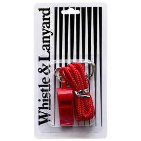 ホイッスル プラスチック 赤 【 安全グッズ 笛 緊急避難 非常用 非常時 防災グッズ 災害救援 】