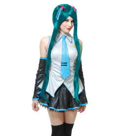 コスプレ 仮装 ボーカロイド 初音ミク ブルー (アニメウィッグ) 【 かつら 変装グッズ ボカロ 髪の毛 ハロウィン 衣装 カツラ かぶりもの キャラクターウィッグ プチ仮装 パーティーグッズ 】