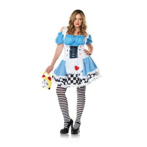 コスプレ 仮装 トランプアリス 大人用 1X/2X (大きいサイズ) 【 コスプレ 衣装 ハロウィン 仮装 コスチューム 大きいサイズ 不思議の国のアリス グッズ ドレス 童話 女性用 パーティーグッズ