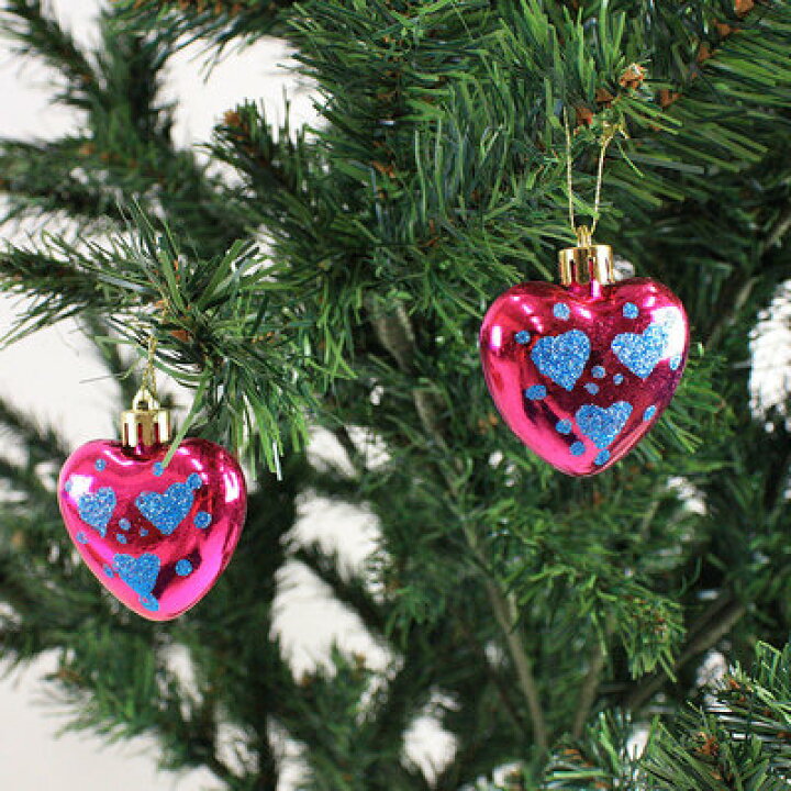 楽天市場 クリスマス ツリー オーナメント トリプルハートミニ パープル 6個セット オーナメント クリスマスツリー ミニ クリスマス飾り 雑貨 装飾 ツリー飾り パーティーグッズ クリスマスパーティー デコレーション パーティワールド