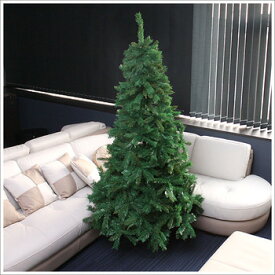クリスマスツリー 210cmボリュームヌードツリー 【 装飾 グリーンヌードツリー 飾りなし 】