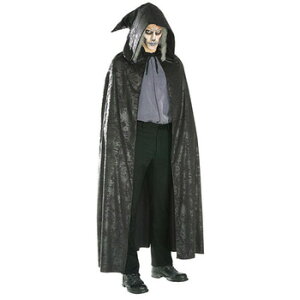 コスプレ 仮装 フルレングスフードケープ 【 コスプレ 衣装 ハロウィン 仮装 コスチューム メンズ 死神 リーパー 大人用 パーティーグッズ ゴースト ホラー 怖い 男性用 余興 】