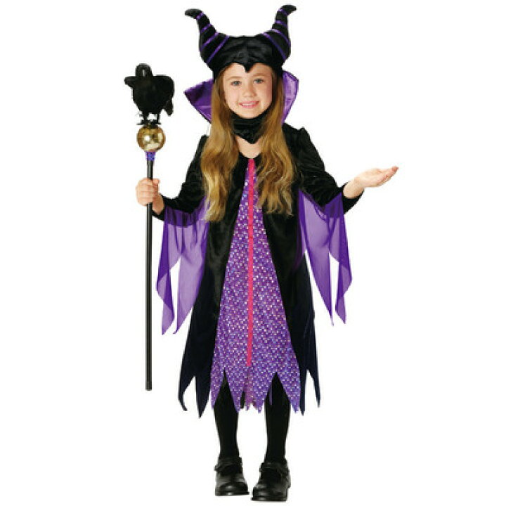 楽天市場 コスプレ 仮装 子ども用マレフィセントs コスプレ 衣装 ハロウィン 仮装 コスチューム 子供 アニメ キッズ 魔女 女の子 子供用 おとぎ話 パーティーグッズ 悪役 公式 こども 正規ライセンス品 ディズニーヴィランズ 眠れる森の美女 童話 パーティワールド