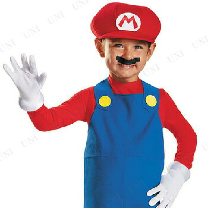 楽天市場】コスプレ 仮装 スーパーマリオブラザーズ マリオ 子供用 Tod  