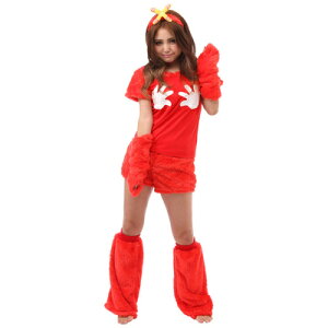 コスプレ 仮装 SAZAC(サザック) ムック5点セット レディースM〜L 【 コスプレ 衣装 ハロウィン 仮装 コスチューム アニメ 女性用 パーティーグッズ キャラクター なりきり 大人用 余興 】