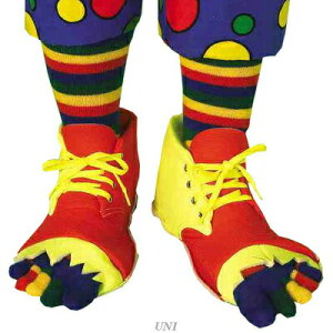 コスプレ 仮装 クラウン靴&トウソックスセット 【 コスプレ 衣装 ハロウィン ピエロ用品 パーティーグッズ プチ仮装 ピエロ靴 変装グッズ ハロウィン 衣装 ピエロシューズ 】