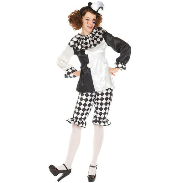 楽天市場 コスプレ 仮装 大人用ピエロ コスプレ 衣装 ハロウィン 仮装 レディース 服 コスチューム ピエロ パーティーグッズ ピエロコスチューム 余興 女性用 道化師 ぴえろ クラウン ピエロ服 ピエロ衣装 パーティワールド
