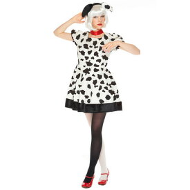 コスプレ 仮装 大人用ダルメシアン 【 コスプレ 衣装 ハロウィン 仮装 コスチューム アニマル 動物 犬 女性用 レディース 余興 パーティーグッズ イヌ ドッグ 】