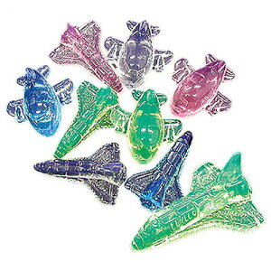 ジュエルアイス 蛍光クリア 飛行機 1kg 【 宝石すくい イベント用品 屋台 縁日 宝石つかみどり 子ども会 お祭り ディスプレイ アクリルアイス イベントグッズ すくいどり 景品おもちゃ 夏祭