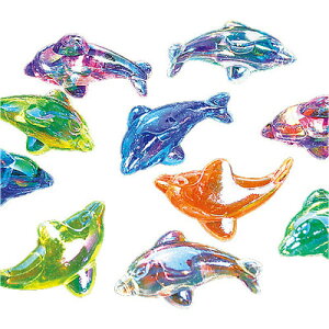 【取寄品】 ジュエルアイス ネオン ドルフィン 1kg 【 イベント用品 宝石すくい 縁日 夏祭り ディスプレイ すくいどり イベントグッズ 景品おもちゃ 子ども会 屋台 宝石つかみどり アクリル