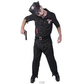 コスプレ 仮装 ZOMBIE COLLECTION Zombie Police(ゾンビポリス) 【 コスプレ 衣装 ハロウィン 仮装 コスチューム ol ポリス ホラー 血まみれ スプラッター メンズ 男性用 大人用 パーティーグッズ 怖い 余興 グロテスク 】