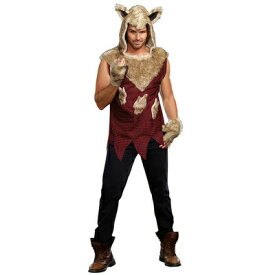 コスプレ 仮装 ビッグバッドウルフ M 【 コスプレ 衣装 ハロウィン 仮装 コスチューム アニマル 動物 赤ずきん オオカミ グッズ メンズ 余興 男性用 狼男 パーティーグッズ 大人用 あかずきんちゃん 童話 おとぎ話 】