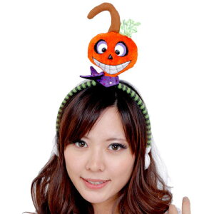 コスプレ 仮装 Patymo ハロウィンカチューシャ かぼちゃスマイル 【 コスプレ 衣装 ハロウィン ヘッドバンド ヘアアクセサリー 変装グッズ プチ仮装 ハロウィン 衣装 パーティーグッズ 】