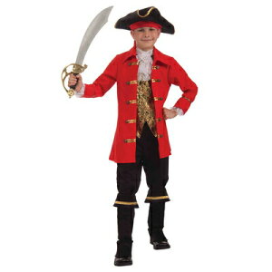 コスプレ 仮装 キャプテン・カトラス 子供用S 【 コスプレ 衣装 ハロウィン 仮装 コスチューム 子供 海賊 パーティーグッズ こども パイレーツ キッズ 子ども用 男の子 】
