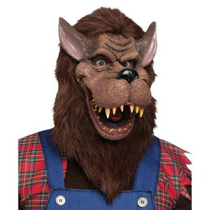 コスプレ 仮装 ビッグバッドウルフマスク (赤ずきん) 【 コスプレ 衣装 ハロウィン パーティーグッズ おもしろ かぶりもの 動物 赤ずきん オオカミ マスク 変装グッズ ハロウィン 衣装 おも