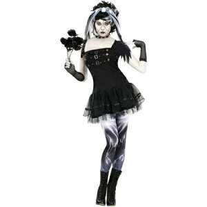 コスプレ 仮装 ゴシックブライド ML 【 コスプレ 衣装 ハロウィン 仮装 コスチューム レディース 余興 パーティーグッズ 女性用 大人用 花嫁 ウェディングドレス 】
