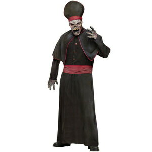 コスプレ 仮装 ゾンビプリースト 司祭者 【 コスプレ 衣装 ハロウィン 仮装 コスチューム パーティーグッズ 余興 スプラッター 大人用 男性用 ホラー メンズ グロテスク 怖い 】