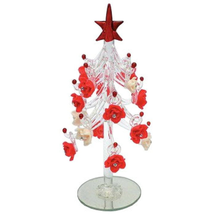 楽天市場 取寄品 ローズツリー cm Red パーティーグッズ 置物 雑貨 クリスマスツリー デコレーション クリスマスパーティー クリスマス飾り ガラス製 装飾 パーティワールド