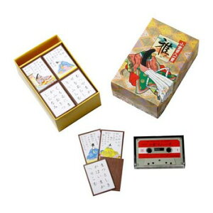 【取寄品】 正月飾り 正月用品 百人一首 雅 (朗詠テープ付) 【 玩具 おもちゃ 室内遊び かるた お正月グッズ 正月遊び カルタ イベント用品 オモチャ 縁起物 迎春 カードゲーム 巣ごもりグ