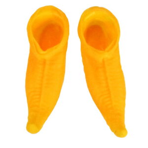 コスプレ 仮装 クラウンシューズ イエロー(ピエロシューズ) 【 コスプレ 衣装 ハロウィン ピエロ用品 パーティーグッズ ピエロ靴 ハロウィン 衣装 プチ仮装 変装グッズ 】
