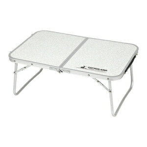 CAPTAIN STAG(キャプテンスタッグ) ラフォーレ アルミ薄型FDテーブル 60×40cm UC-514 【 キャンプ用品 折りたたみ アウトドア デスク 折り畳みテーブル 机 台 アウトドア用品 レジャー用品 】